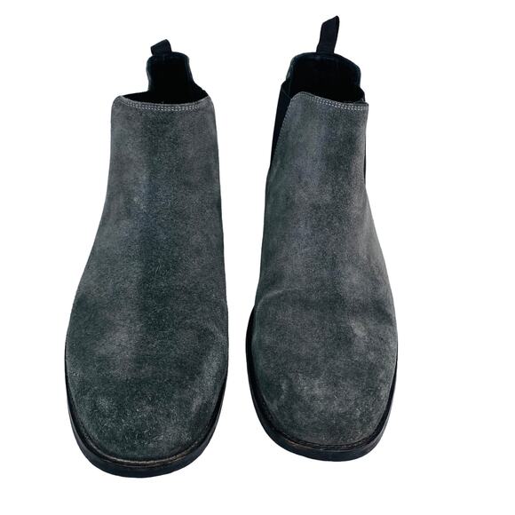 ORO Los Angeles Classic Chelsea Boots Gray Suede 9 EU42 - Picture 3 of 10